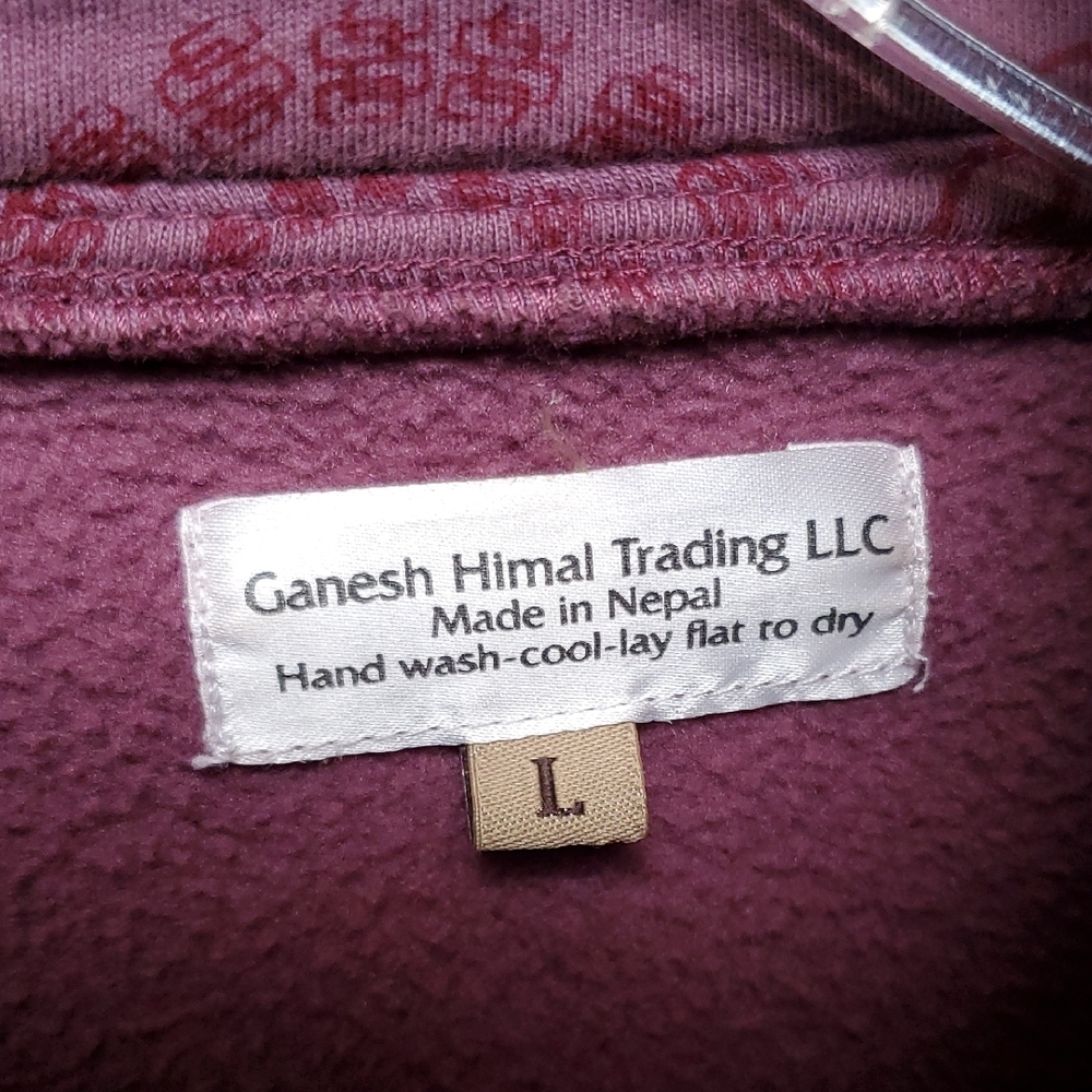 Ganesh Elegant Mauve Turtleneck Jacket - Picture 7 of 10